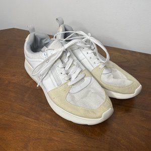 Vionic Athena Womens Tennis Shoes Size 11 White Sneaker Zipper Athletic Walking